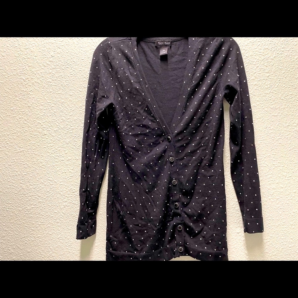 Rhinestone Cardigan sweater! .  White House Black Market